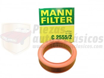 Filtro de aire Mann C2555/2 Renault Clío I, Express I/II, Super 5, 9, 11, 16, 18, 19, 21