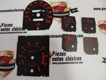 kit diales cuadro Renault 5 GT Turbo
