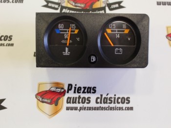 Conjunto Indicador De Temperatura, Amperimetro Con Digitos y Reserva Combustible Renault 5 (Jaeger)