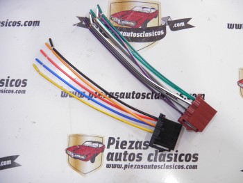 Juego de cables conexión ISO para radio