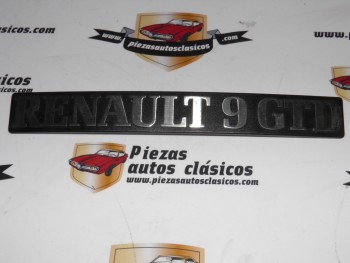 Anagrama trasero Renault 9 GTD Ref: 7700713106